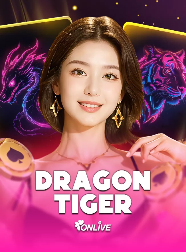 ภาพจำลองโต๊ะเดิมพันเกมไพ่เสือมังกร Dragon Tiger